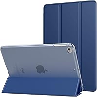 Vista 21 de MoKo - Funda compatible con iPad mini 5 2019/Mini 4 2015 (5ta/4ta generación de 7.9 pulgadas), fina, ligera, con soporte, con protector traslúcido