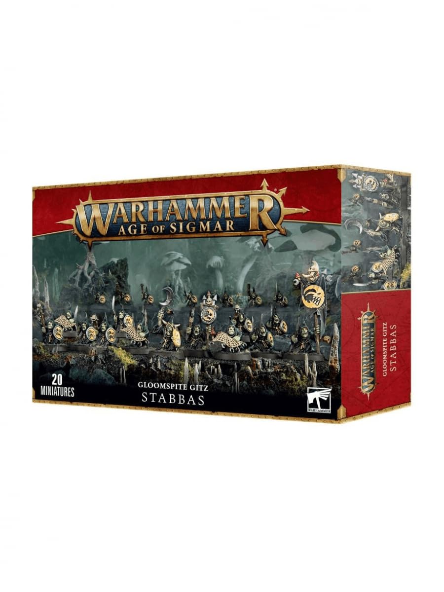 Games Workshop : Gloomspite Gitz - Grots - Jeu de Societe Miniature - Age 12+ - Fantasy - 1 Count - 1 Miniature - Rgle du Jeu Inclus - French
