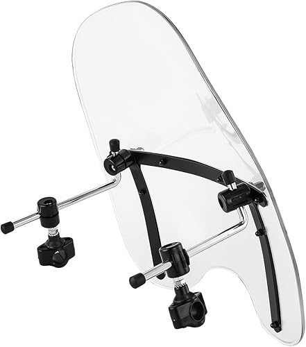 Miniatura 6 de TCT-MOTORPARTS Parabrisas delantero transparente de 78 pulgadas apto para Harley Softail Sportster XL883 1200 FLTR FLTX FLHT Dyna Street Bob Wide