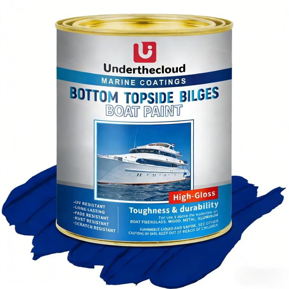 Boat Paint 35 Oz Gloss Blue Marine