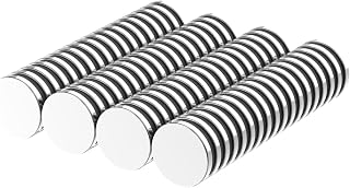 N52 Magnet - 1/2"D x 1/16"H - 72 Pack Super Strong Neodymium Thin Disc Rare Earth Magnets, Small Round Magnets for Fridge, Crafts, Office, Whiteboard, Dry Erase Board, 3D Printing Project