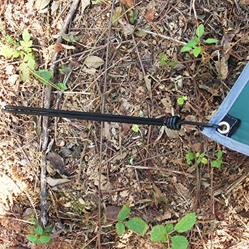 Joneaz Versatile Short Bungee Loop Cord With Hooks 10 Inch Heavy Duty,Uv Resistant, 25-Piece,Used To Secure Tarpaulins, Banners,Canvas,Tailer And Boat Covers #TOP5