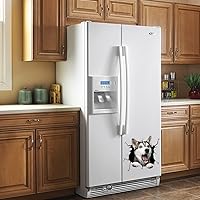 Vista 7 de Calcomanías para ventana de perro, calcomanías de animales, divertidas y realistas, 3D, impermeables, para auto, camión, vehículo, vidrio