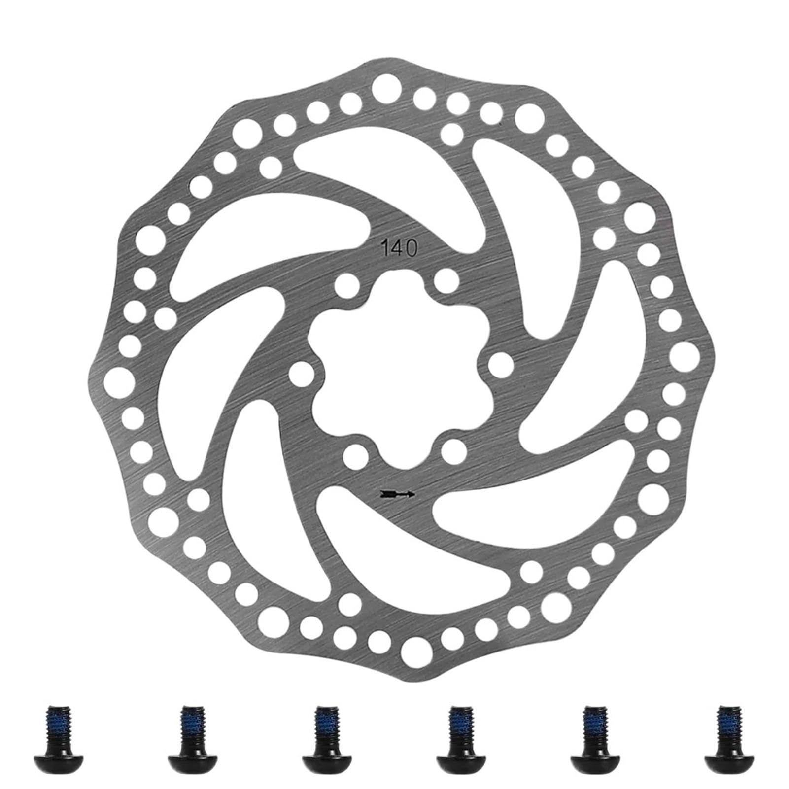 Freno De Disco Con 6 Orificios Compatible Con IScooter IX3 IX4 IX7 Pro Disco De Freno Rotor De Freno De Disco De 6 Orificios Piezas De Repuesto For Scooter Eléctrico(1pc)