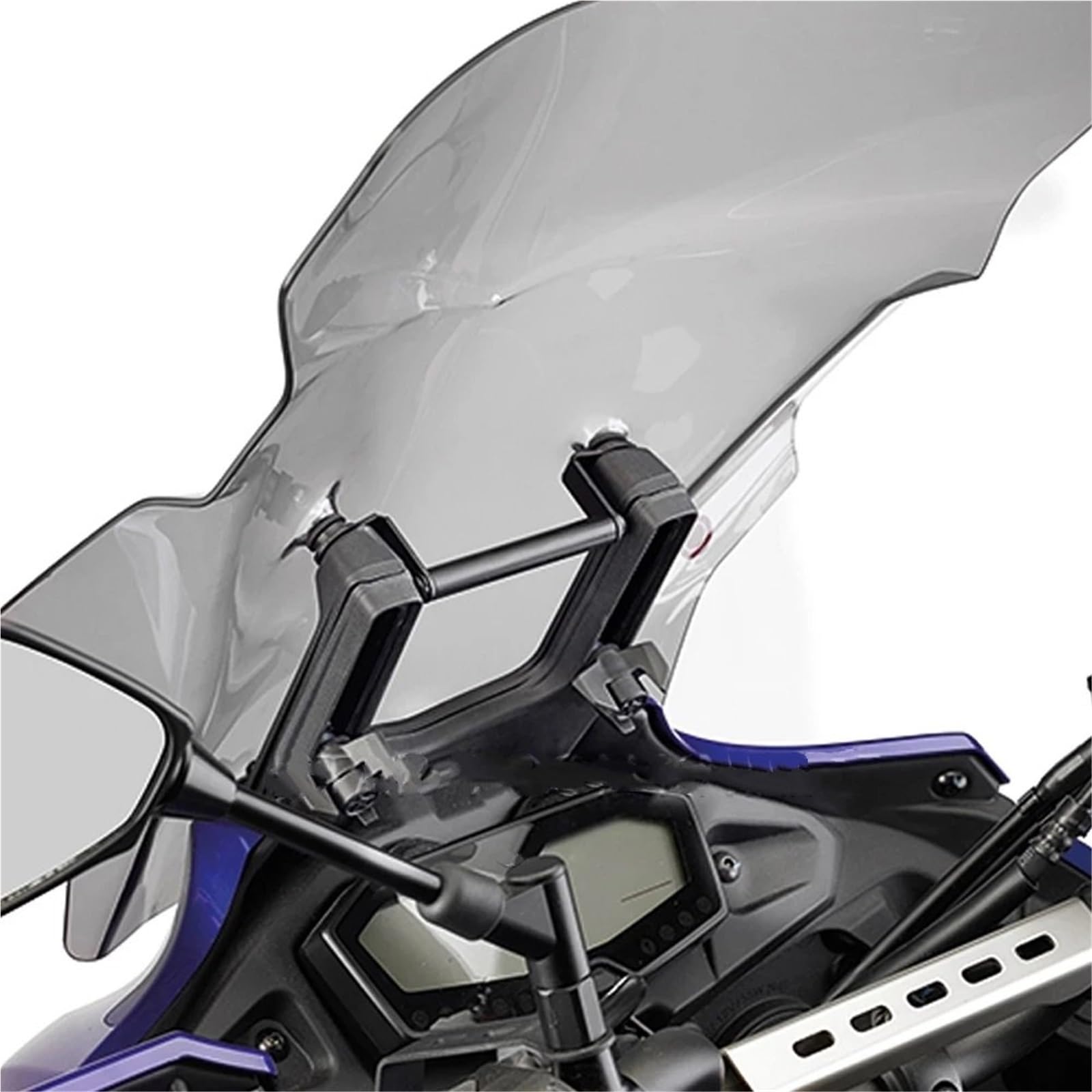 Moto GPS Support De Navigation Support de Plaque de Navigation GPS pour Pare-Brise de Smartphone Compatible avec Yamaha Tracer 700 Tracer 7 GT 2016-2022 Support De Navigation GPS pour Moto