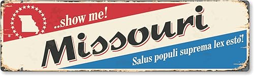 Miniatura 24 de SmartSign Letrero de metal vintage de 4 x 14 pulgadas "Welcome To New Jersey State", aluminio a prueba de óxido de 40 mil con recubrimiento New