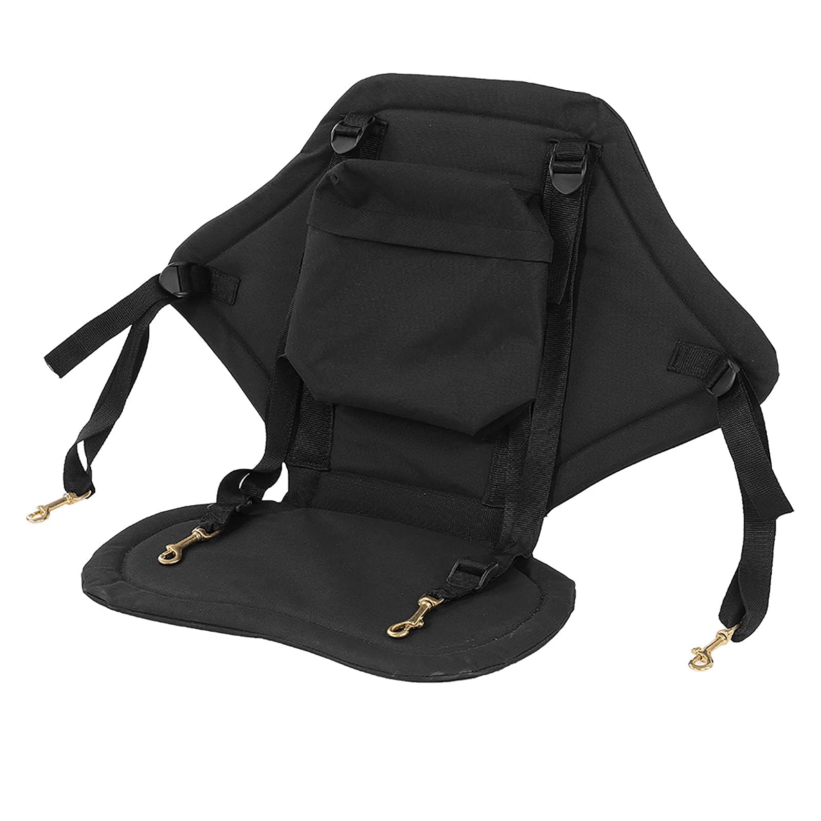 Asiento de kayak Asiento de respaldo de kayak Asiento de canoa Silla para tabla de Correas ajustables Asiento de kayak cómodo portátil con respaldo acolchado para tablas de surf de y cojines d