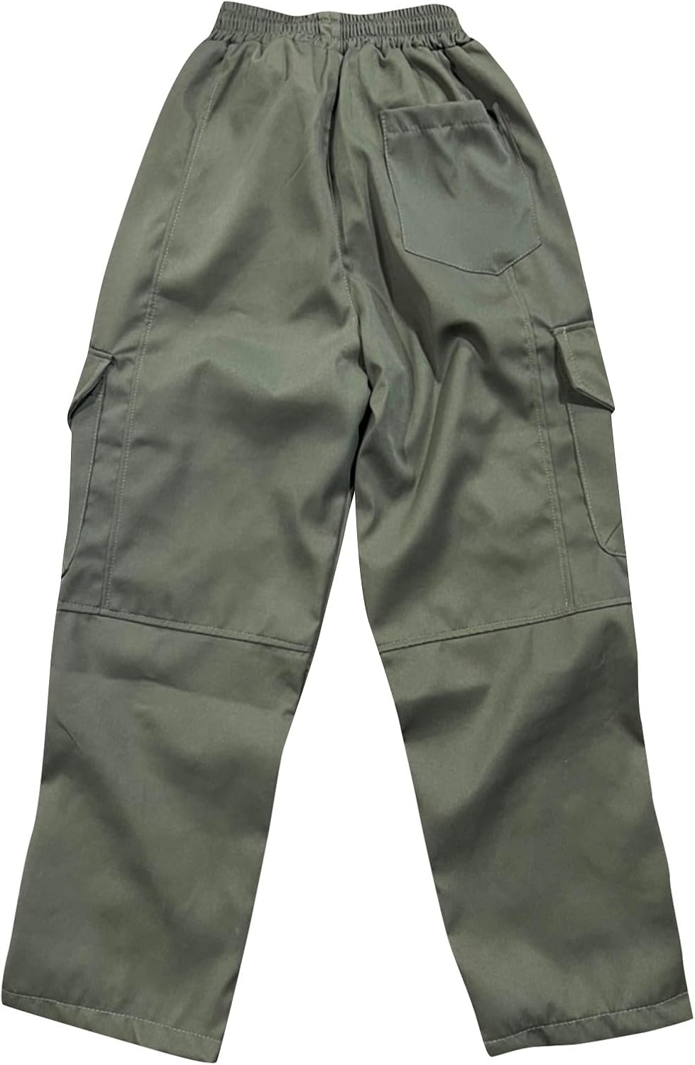 WENKOMG1 Men's Casual Cargo Pants, Lightweight Ripstop Water Resistant Relaxed Fit Outdoor Hiking Work Pants, M-5XL