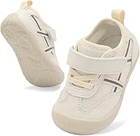 Scurtain Breathable Lightweight Barefoot Sneakers for Baby Boys Girls First Walker Infant Shoes