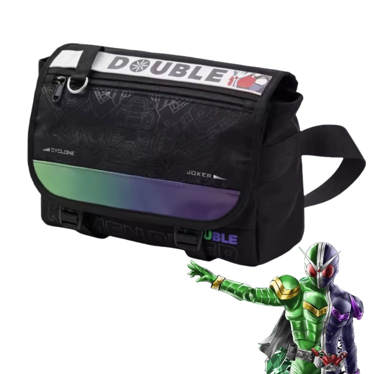 Amazon.co.jp: 仮面ライダー ショルダーバッグ 仮面ライダーW 斜め掛け 