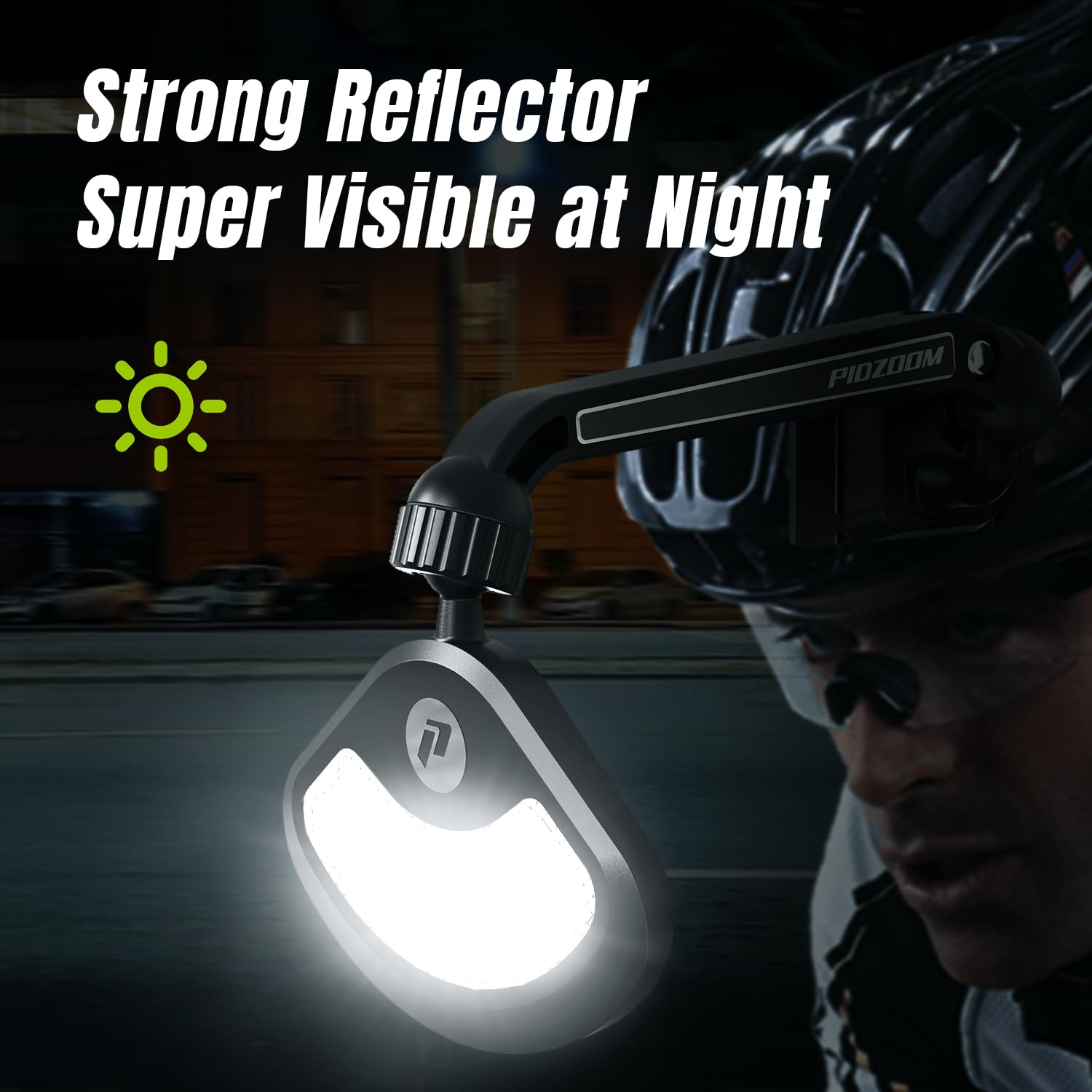 Bike Helmet Mirror for Cycling- 360° Adjustable and Rotatable Safe Rearview Mirror for Bicycle Riding Accessories and Other Outdoor Activities, Easy to Install