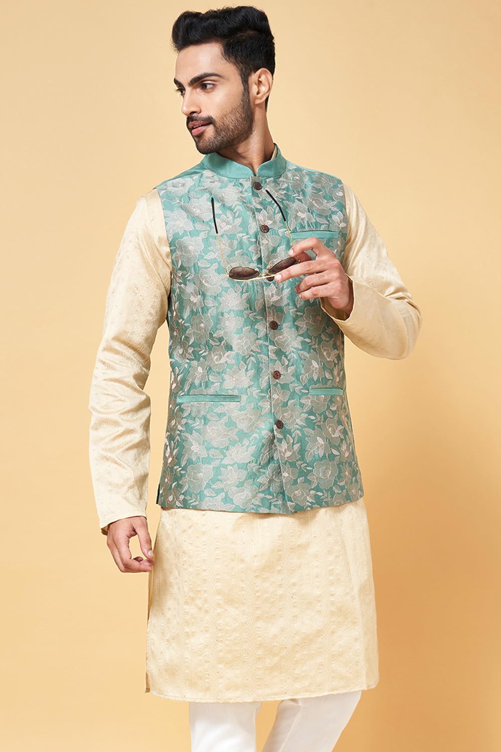 Indus Route by Pantaloons Men's Waistcoat - Image 3 thumbnail