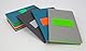 Sigel LS200 Notizbuch A5 kariert, hellgrau/neon-orange, Hardcover, mit Gummiband-Organiser, 176 Seiten, aus nachhaltigem Papier, Linescape