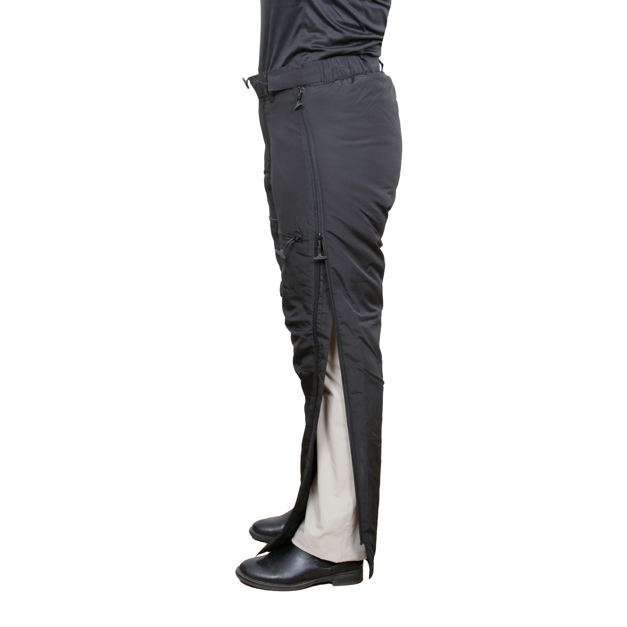 Dobsom Lily Reha Hose Damen – Gefütterte Winterhose, warm & bequem, mit durchgehenden seitlichen Reißverschlüssen & erhöhter Rücken