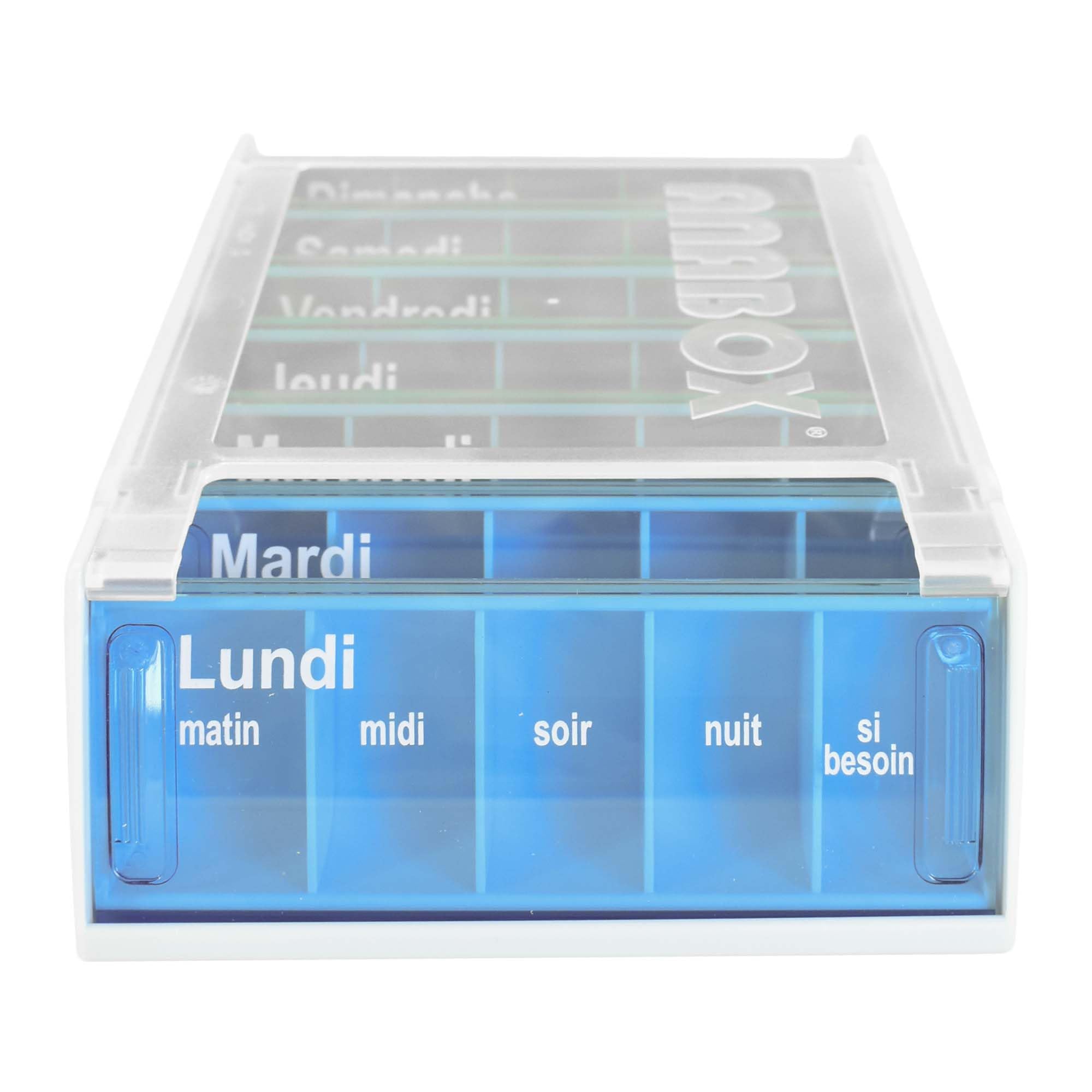 Anabox Porta-pillole settimanale, 7 giorni, lingua francese