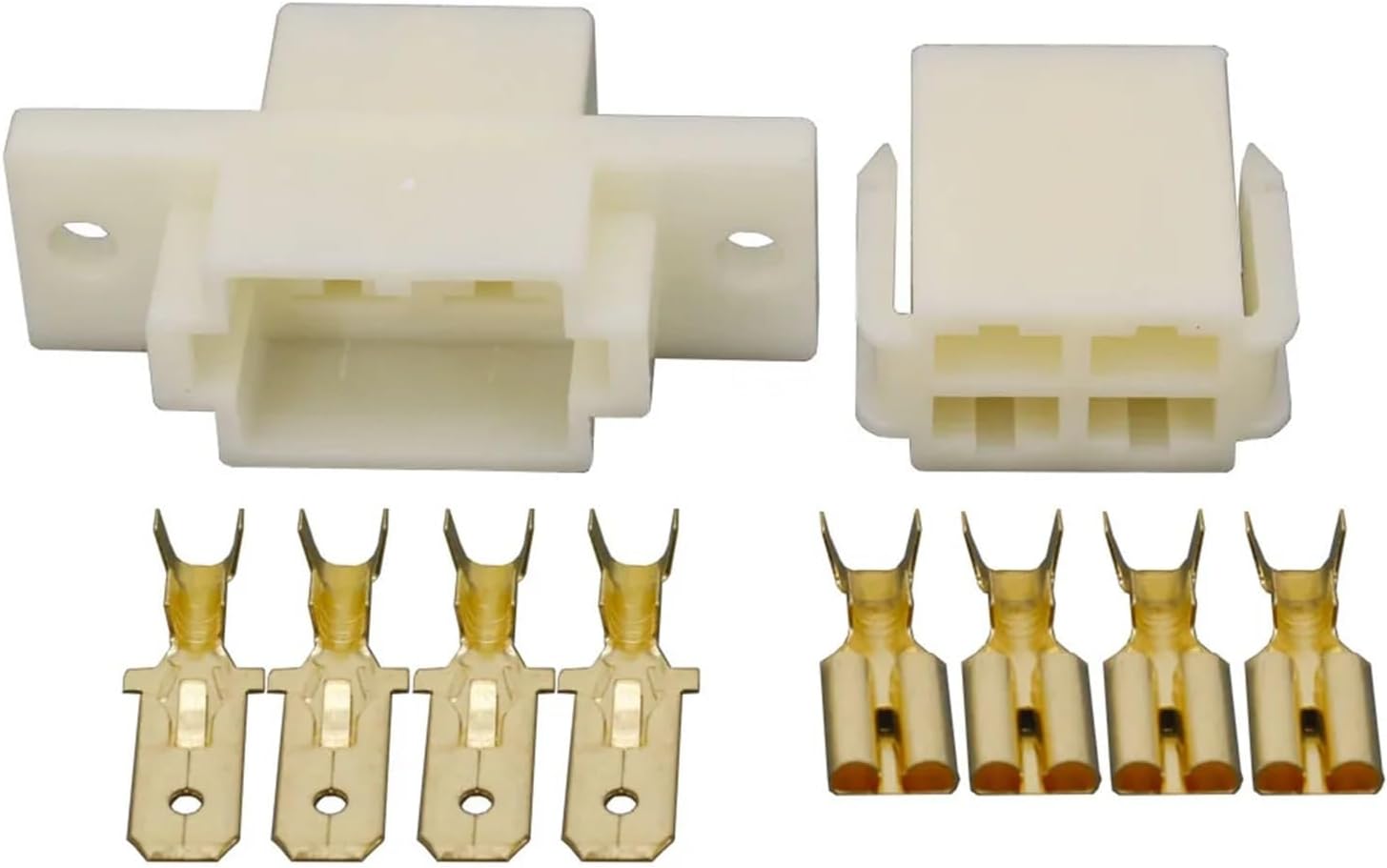 4 Pin Automotive Connectors DJ7041-7.8-11/21 Composite Connectors Automotive Wire Harness Plugs High 4P (Size : 10 Sets)