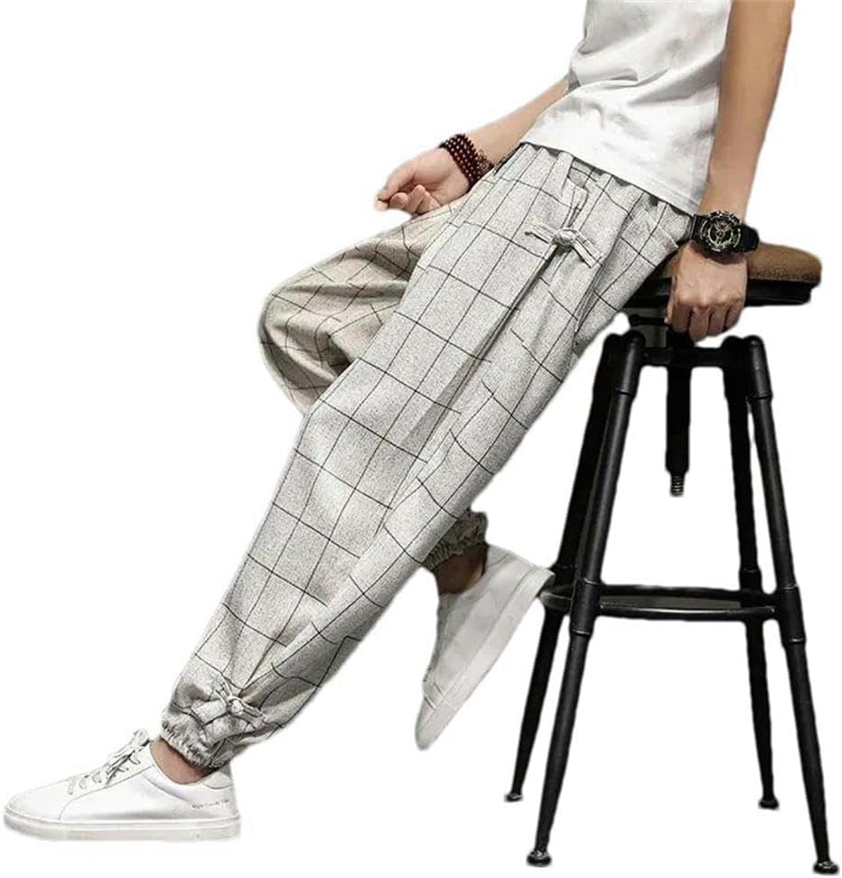 Chinese Style Men's Casual Pants Male Cotton Bloomers Street Clothing Spring and Summer Harem Casual Pants