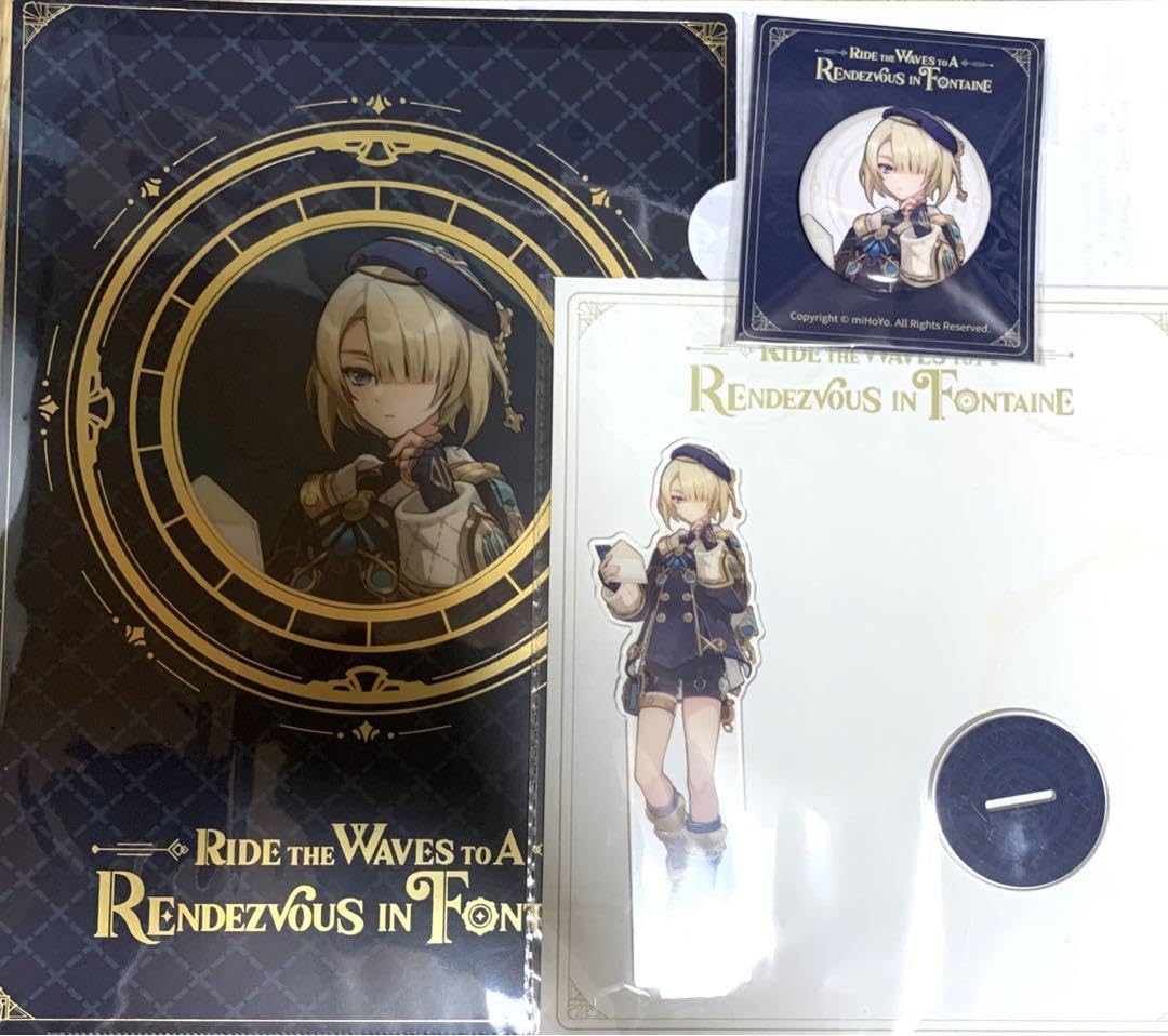 Amazon.co.jp: 原神 フォンテーヌ展 限定特典 フレミネ 缶バッジ