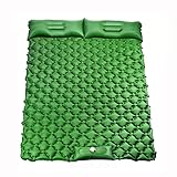 QOXEZY Extra dicke, leichte aufblasbare Campingmatratze mit integrierter Fußpumpe, 8,9 cm dicke...