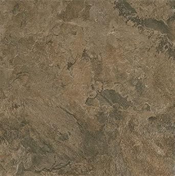 GlobalNiche Armstrong FPD7109461 Mesa Stone Alterna Vinyl Tile Flooring, Chocolate