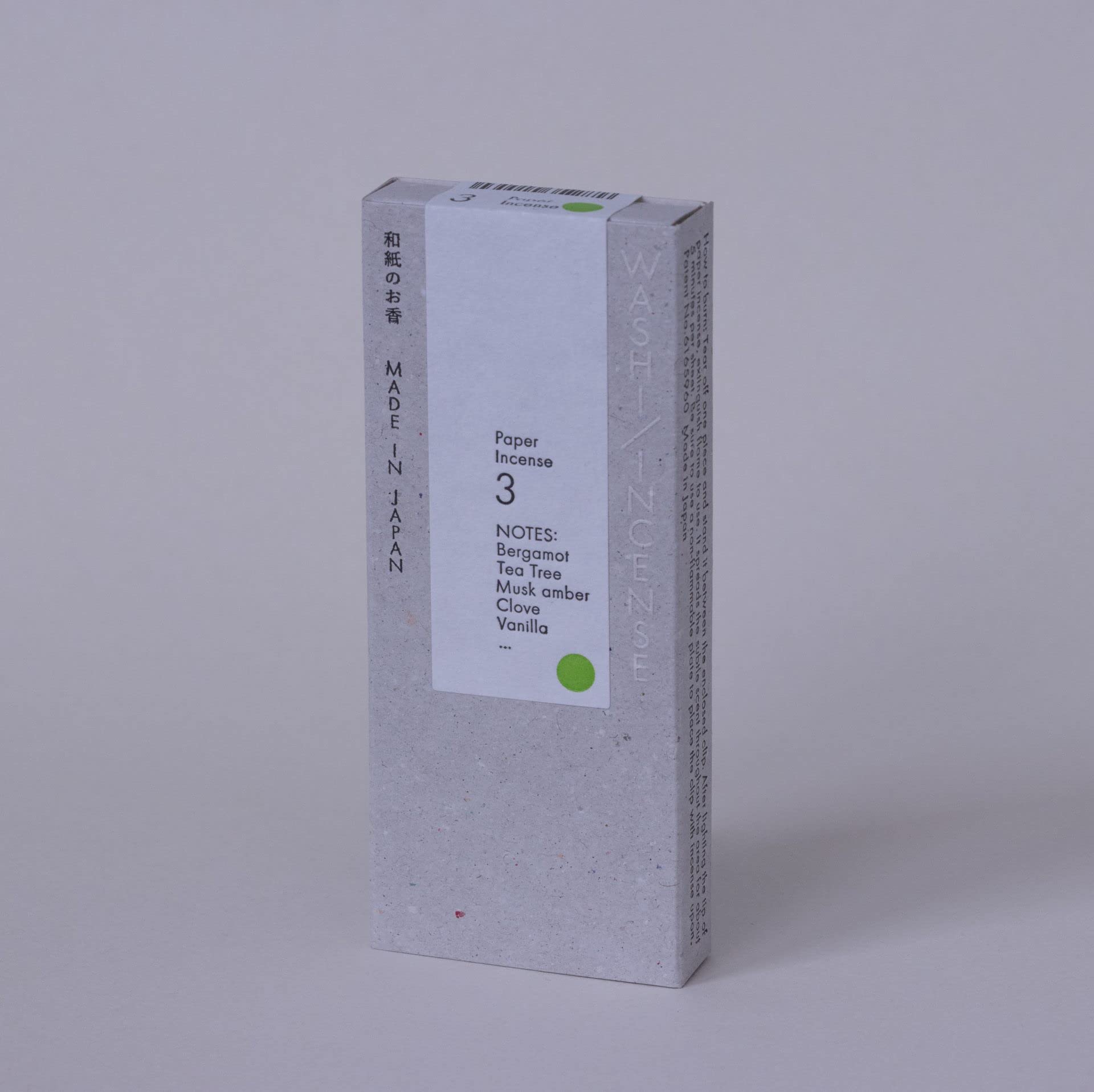 Kunjudo Washi Incense Sheets – Bergamot & Amber