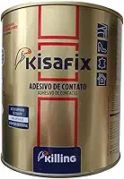 Adesivo solvente a base borracha 750g premium kisafix