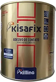 Adesivo solvente a base borracha 750g premium kisafix