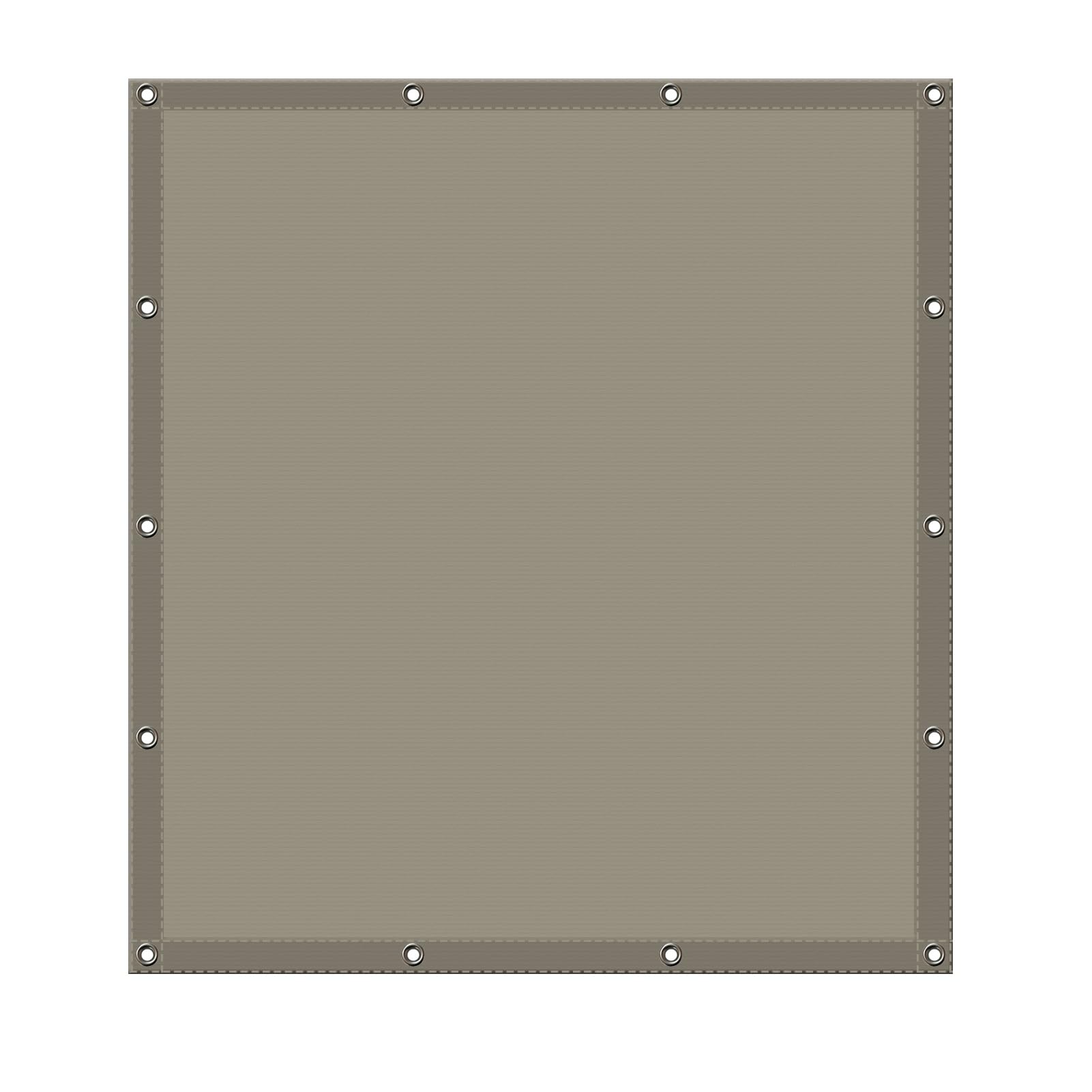 GLDYTVF Waterproof Sunscreen Sail Shades 1.5 x 9m Weather Resistant Awnings for Garden Carport Swimming Pool & Plants Khaki Shade Netting with Free Rope