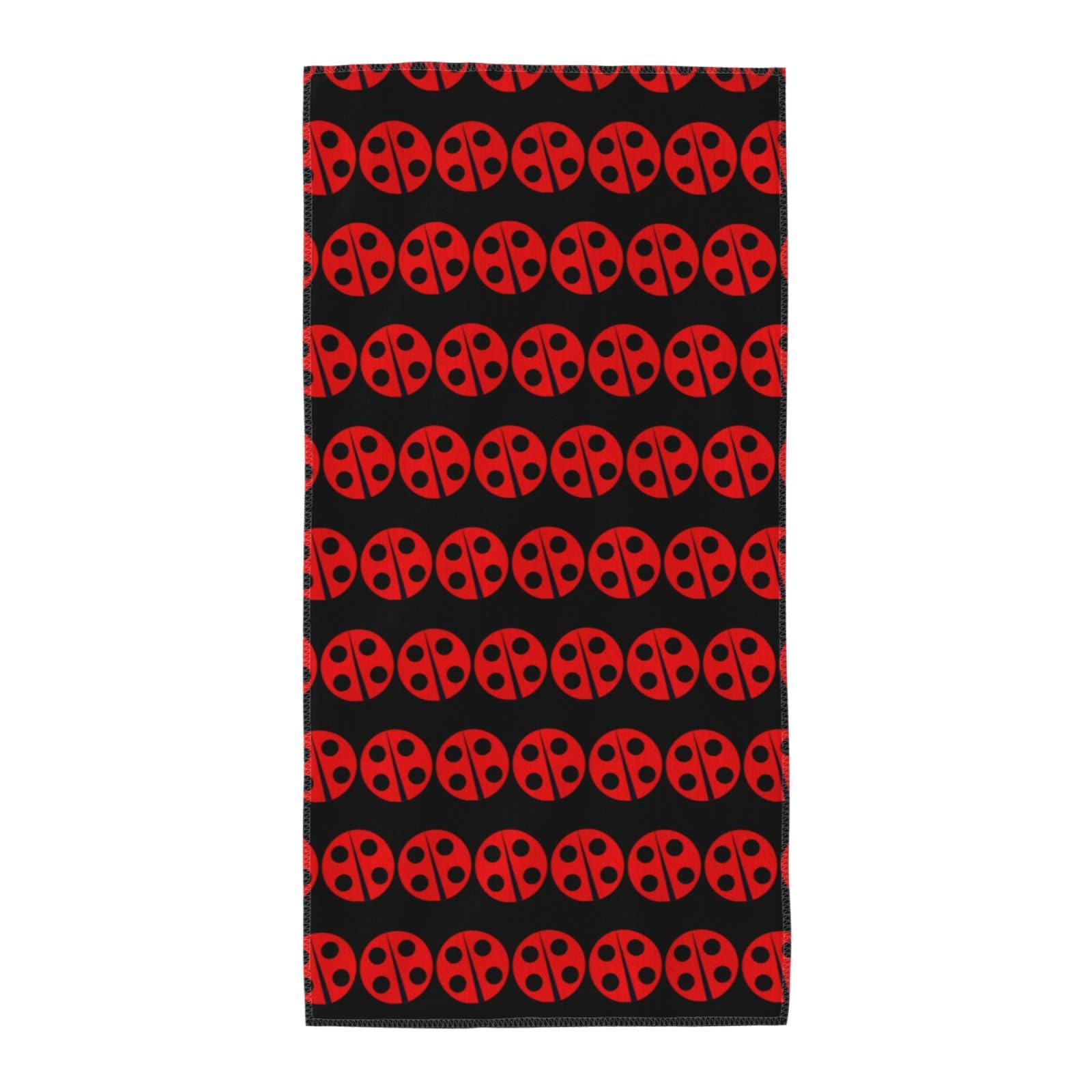 WYCZHY Ladybug Printed Quick Dry Beach Towel For Camping Travel Vacation