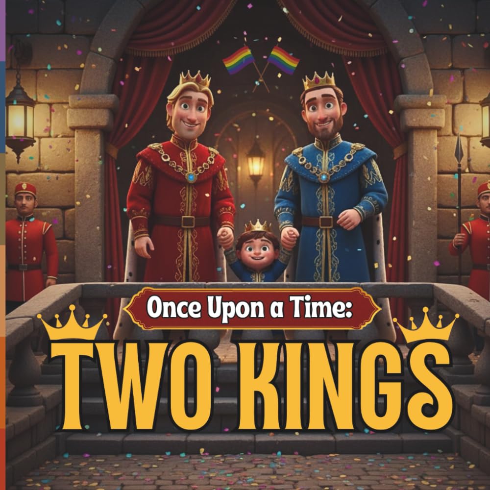 Once Upon A Time: Two Kings: LGBTQ Pride Bedtime Story Book for Kids About Gay Parents