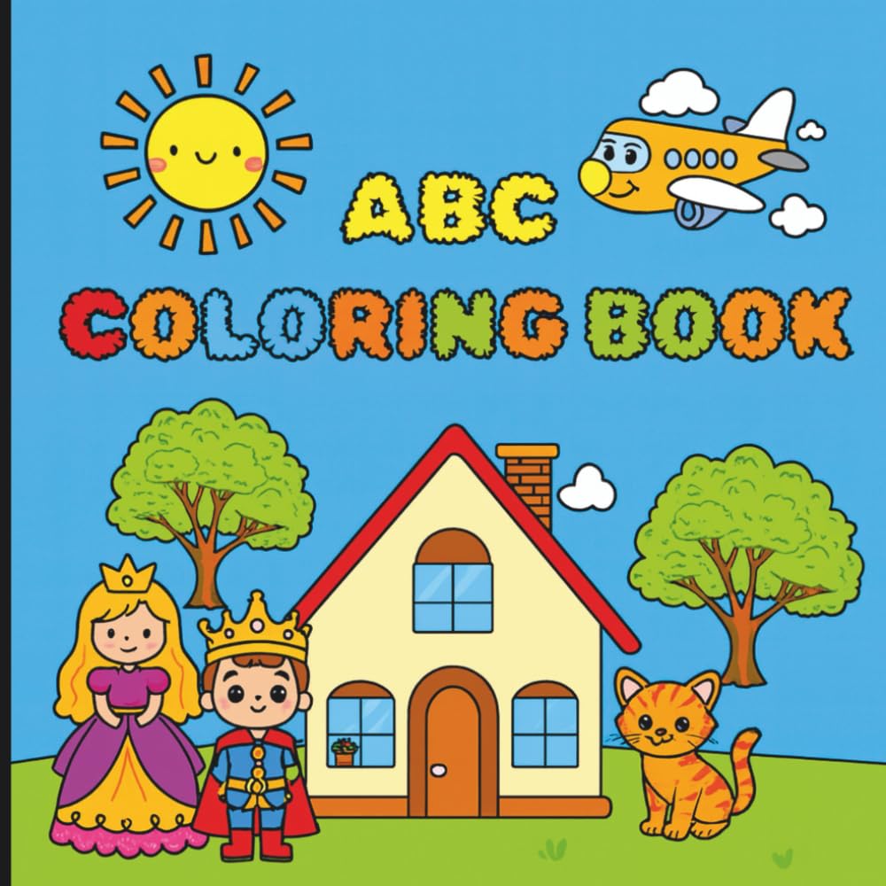 ABC COLORING BOOK: Educational Coloring Pages for Pre- School Children A-Z