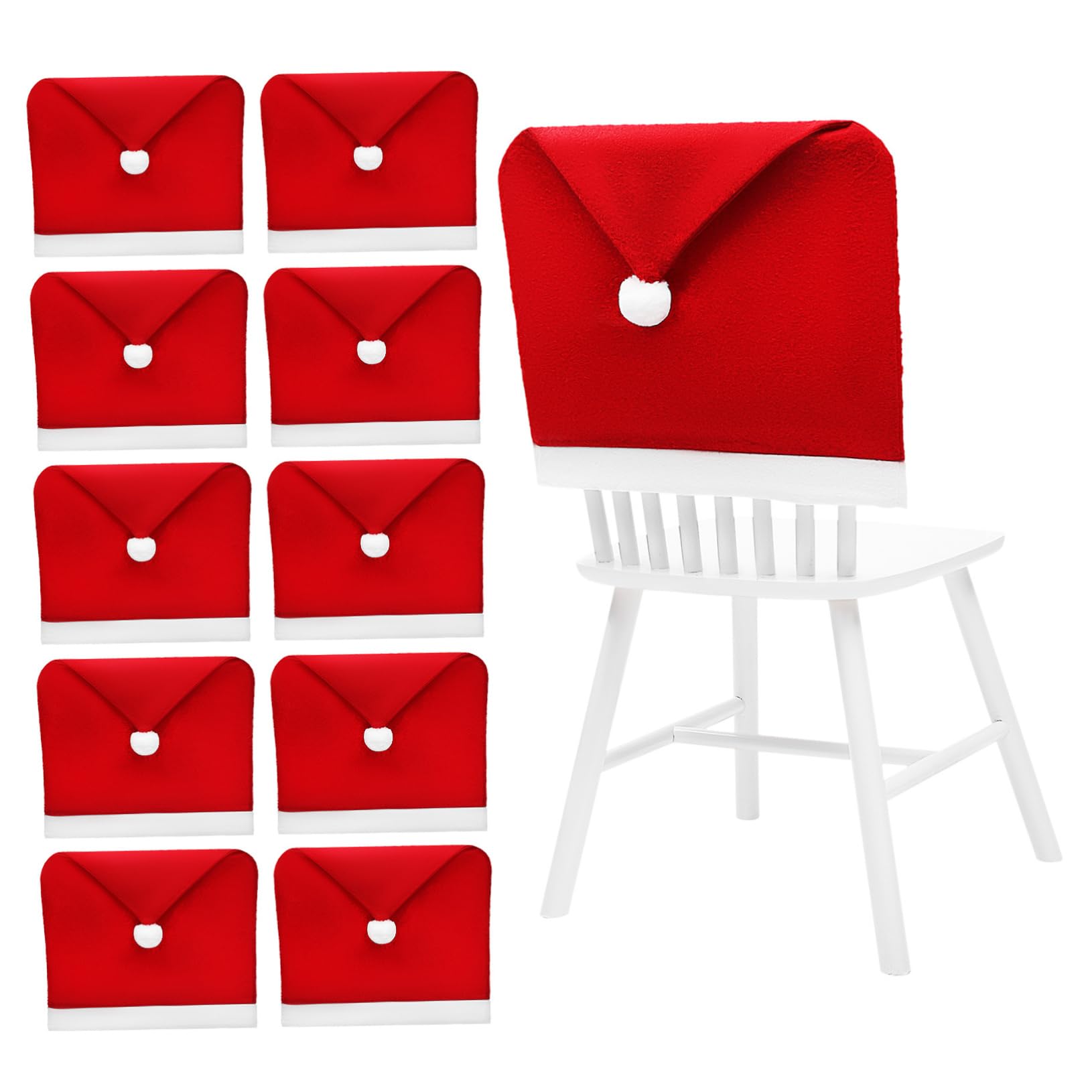Couvre-chaise de Noël doux pour réchauffer l'atmosphère des fêtes en famille