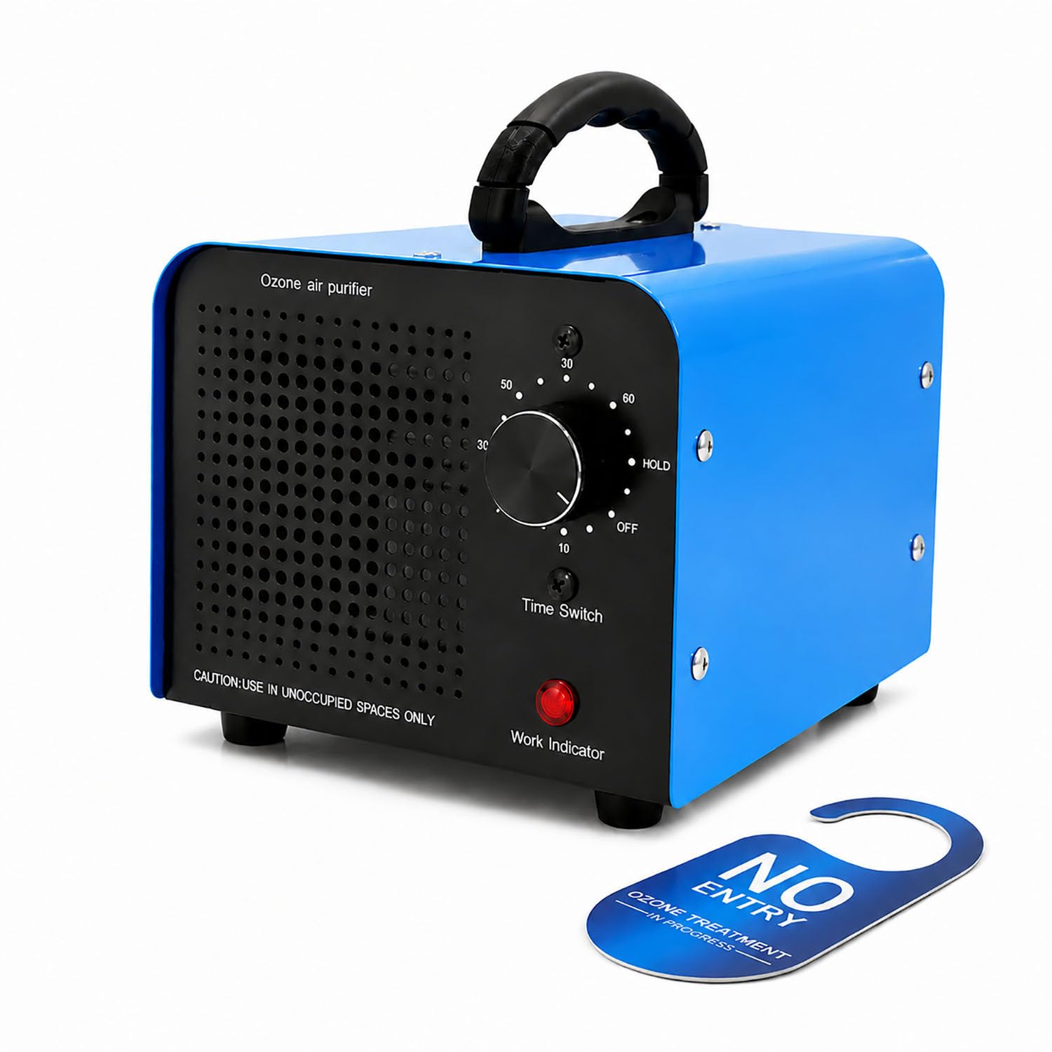Przenośny generator ozonu z bezpiecznym timerem, dogłębnie usuwa zapachy, pleśń i grzyby do domu, nowych mebli oraz piwnic