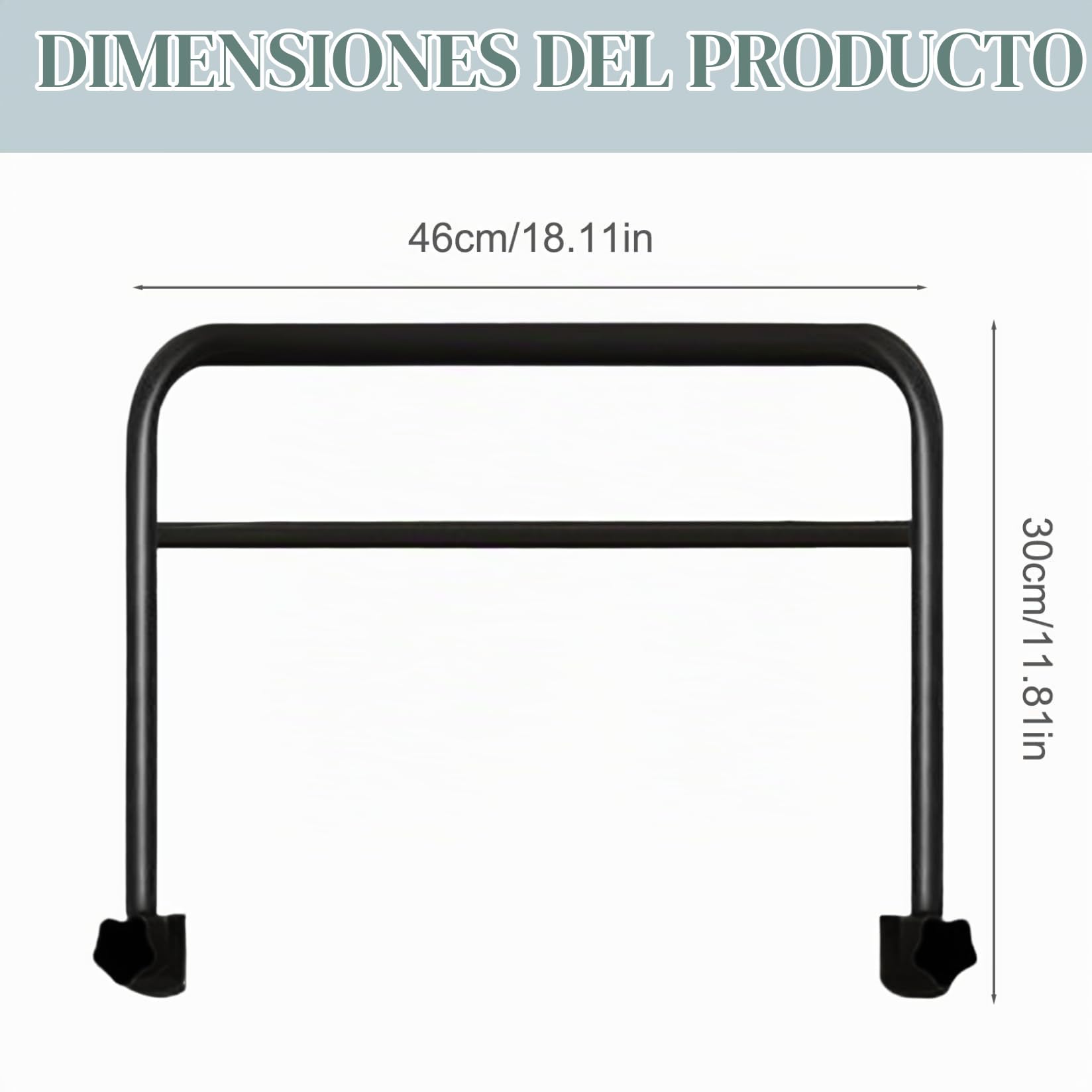 Barandillas de Cama para Adultos Mayores, Ajustables, de Metal, con Clip y sin taladros, para Estudiantes, Embarazadas y Personas con discapacidad.