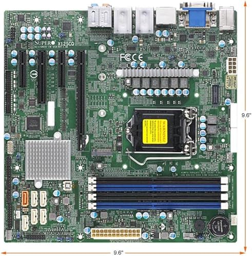 Miniatura 2 de Supermicro Placa base de servidor Micro-ATX X12SCQ Q470E LGA-1200, integrada