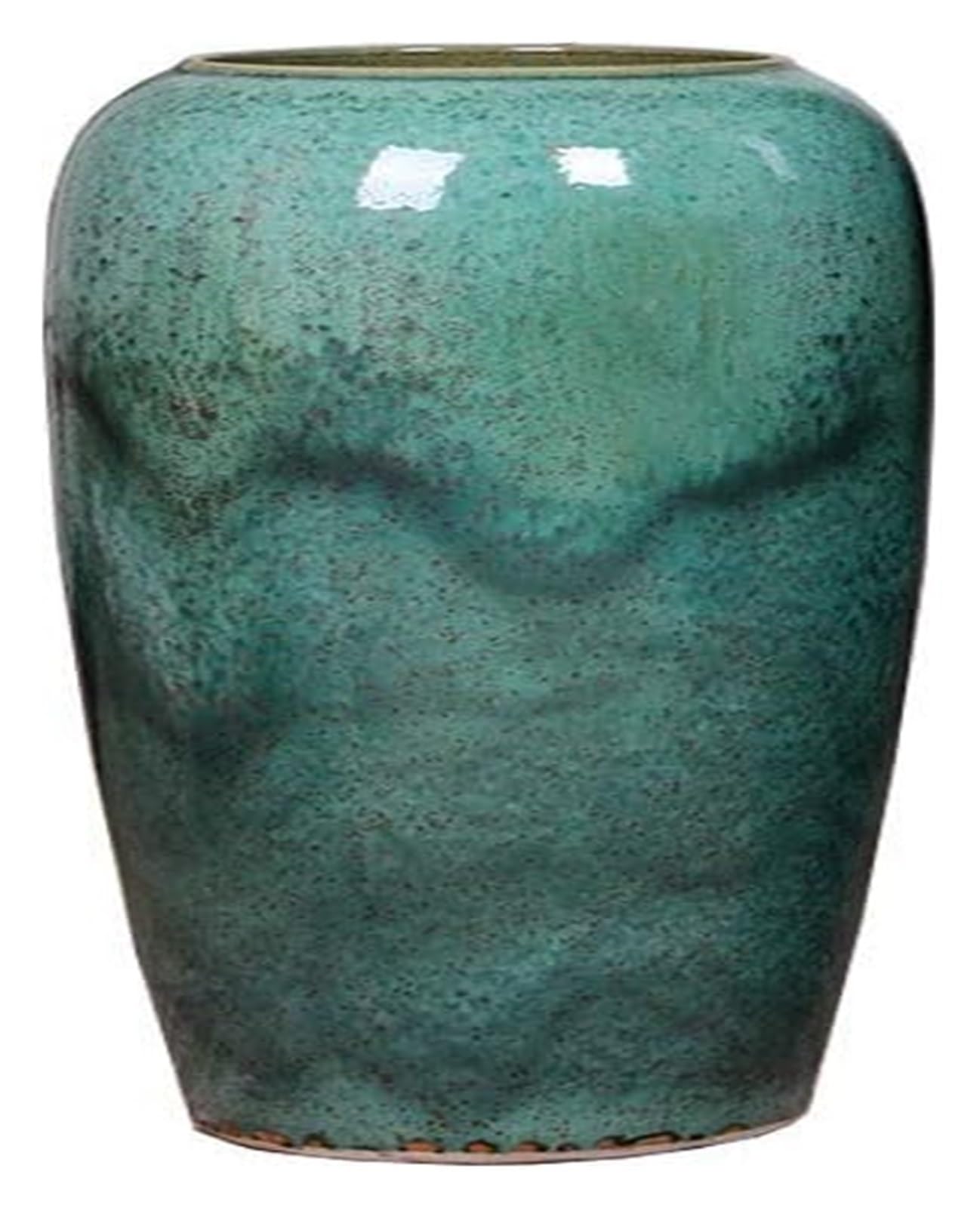 asdchZen Vase Flower Green Ceramic Large Restaurant Office Decoration Chinese Style Floor Decoration Or As A Gift Vases,One Color-50cm
