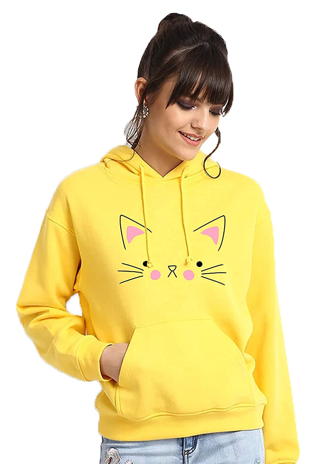 fabitto Cute Cat Hoodie/Sweater for Women-picture-12