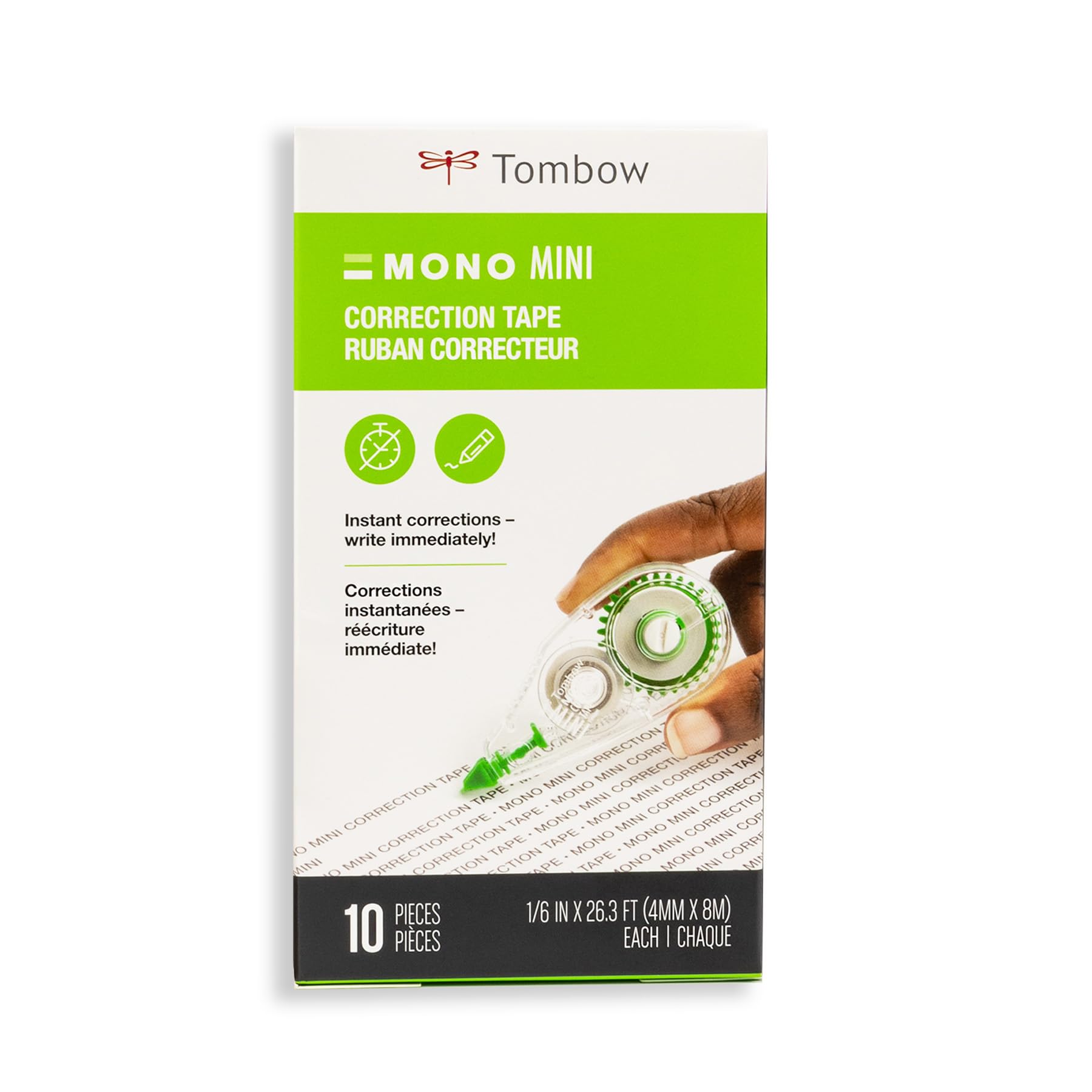 Amazon.com : Tombow 68722 MONO Mini Correction Tape Easy to Use