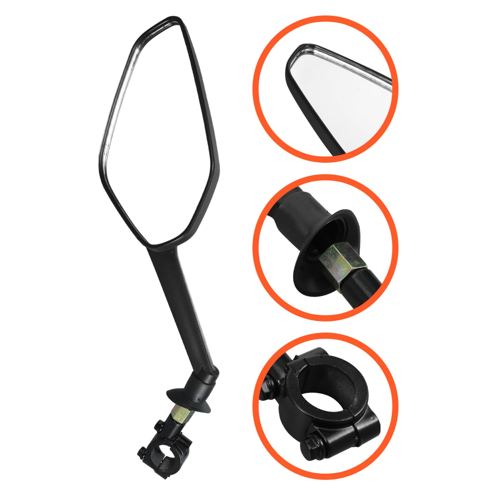 TOYANDONA 3 Ensembles Miroir de Vélo Arrière Réglable Ensemble de Rétroviseurs de Sécurité à Large Angle pour Vélo de Montagne Offrant une et Étendue pour Conduite Sécurité