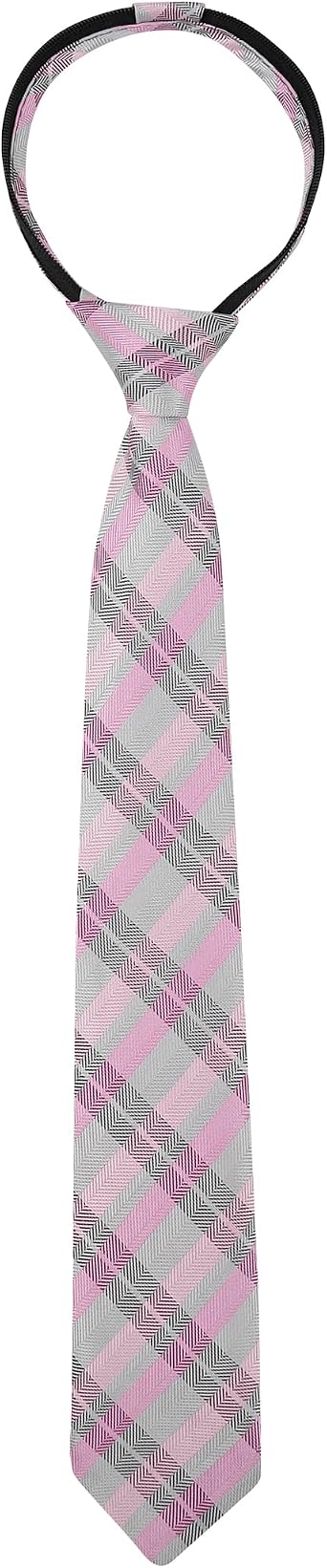 Alizeal Boys 15inch Length Novelty Woven Stripe Neckties