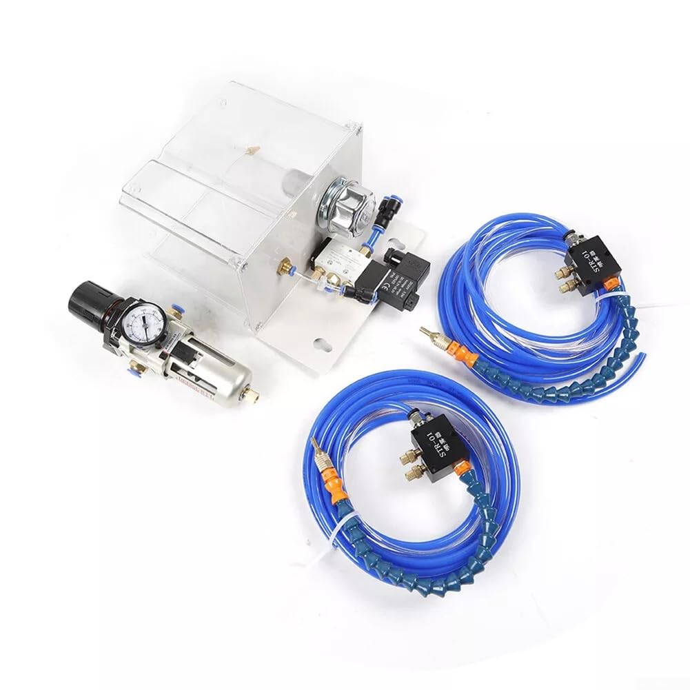 Sistema de pulverización de lubricación, sistema de pulverización de lubricación de refrigerante atomizado, máquina de pulverización de enfriamiento de grabado de corte de metal con tubo de aire
