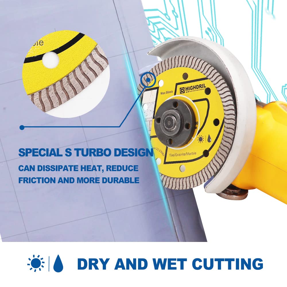 BRSCHNITT 1pc Disque De Coupe En Béton Lame De Scie Diamant Pour Pierre Marbre Brique Granit Disque Circulaire Plaque De Coupe