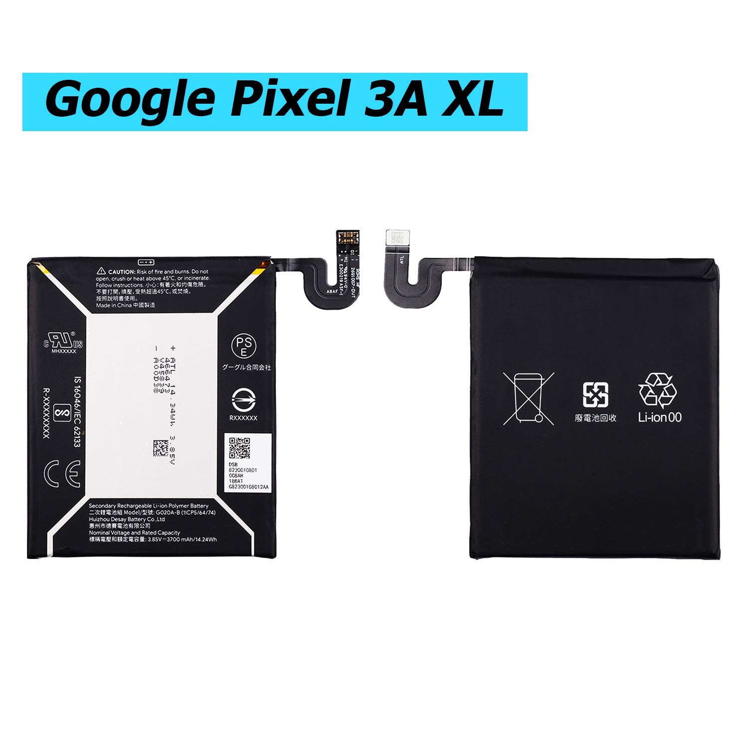 Amazon.com: Vvsialeek G020A-B Replacement Battery Compatible with