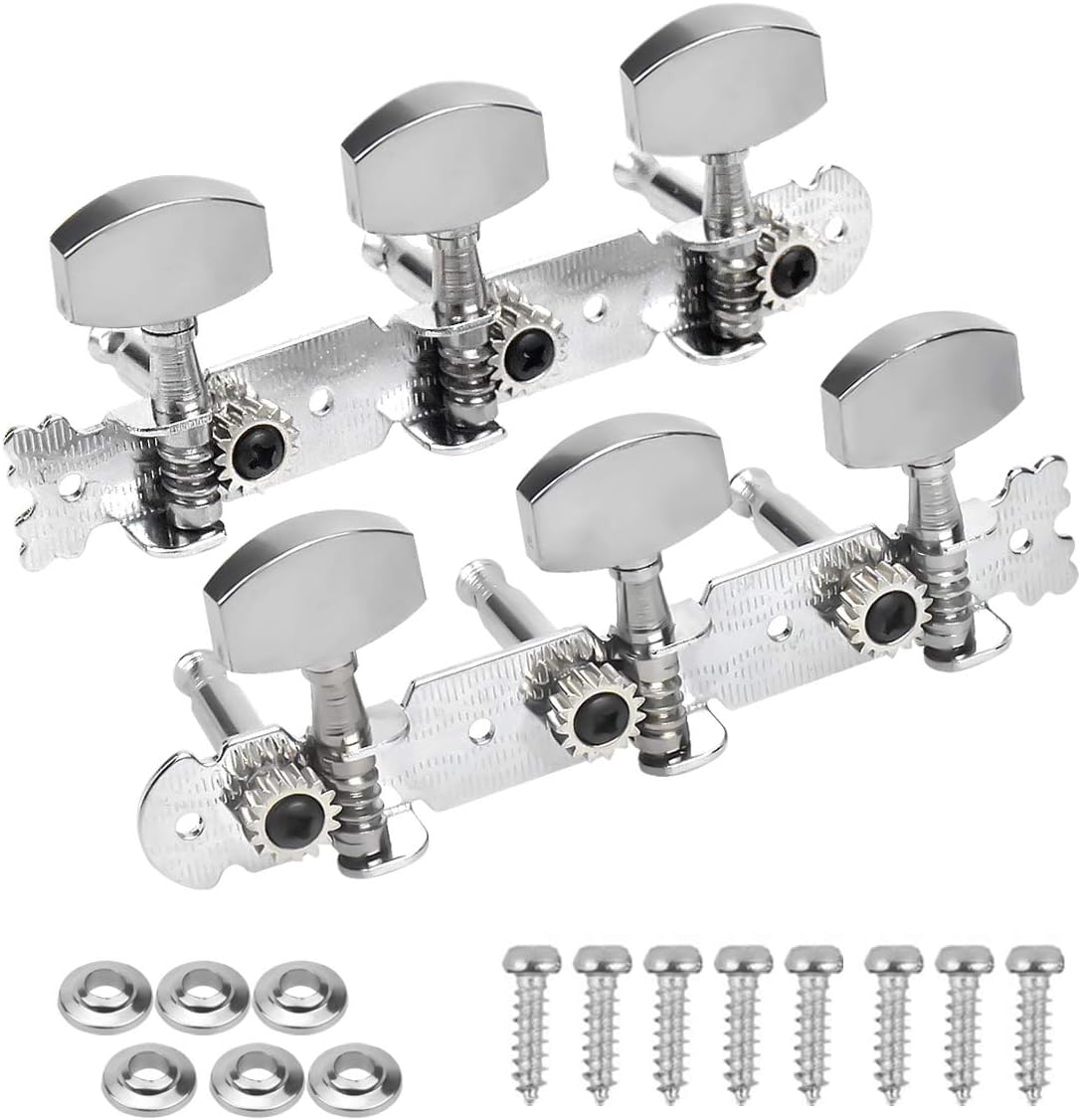 NATUCE 1 Pair Guitar Machine Heads,Left & Right Guitar String Tuning
