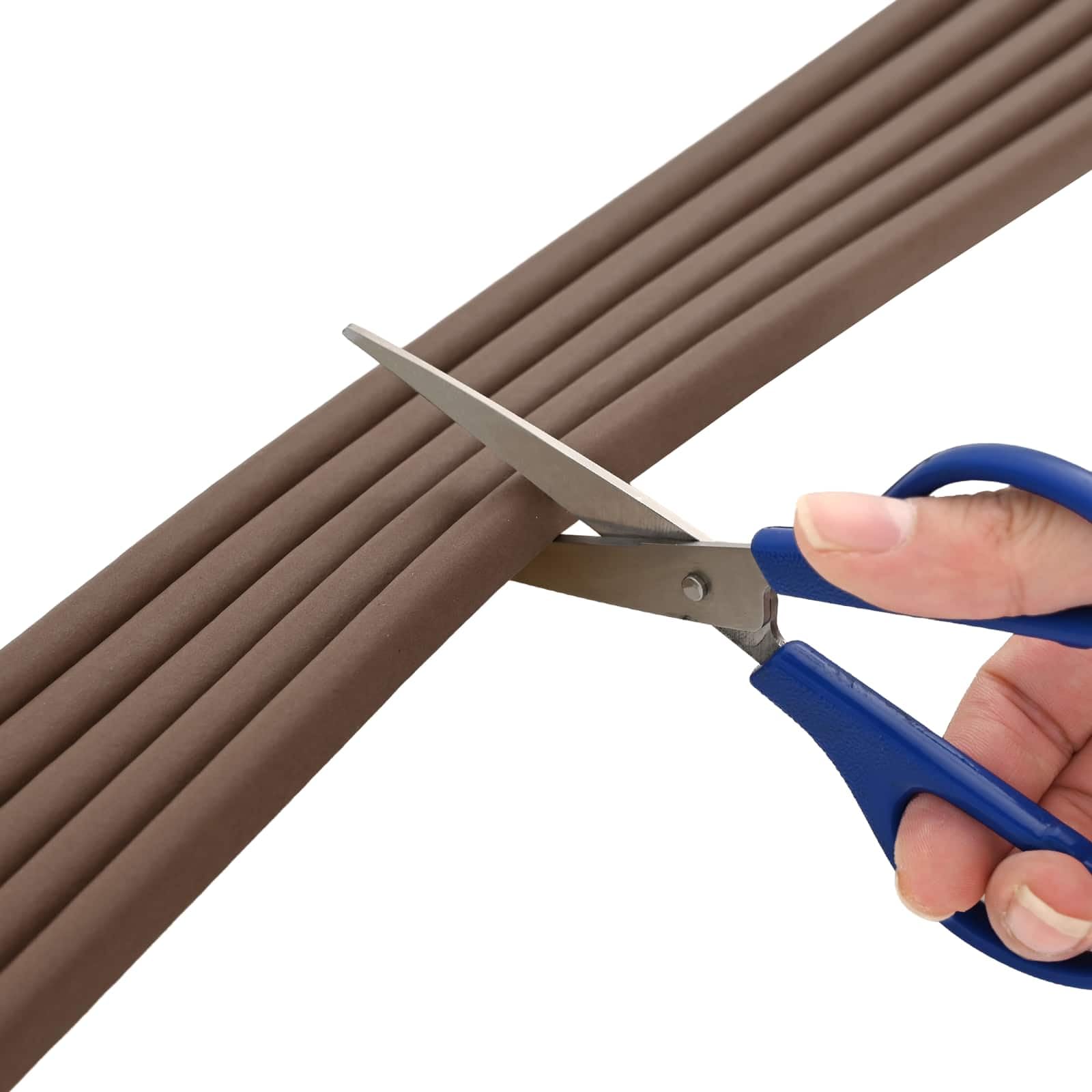 vidaXL Guarnizione autoadesiva per finestre, marrone, 12 x 10 mm, 100 m, schiuma EPDM