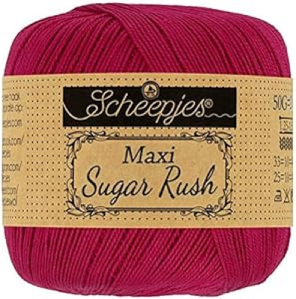 Scheepjes - Scheepjes Maxi Sugar Rush 192 Scarlet Yarn - 1x50g