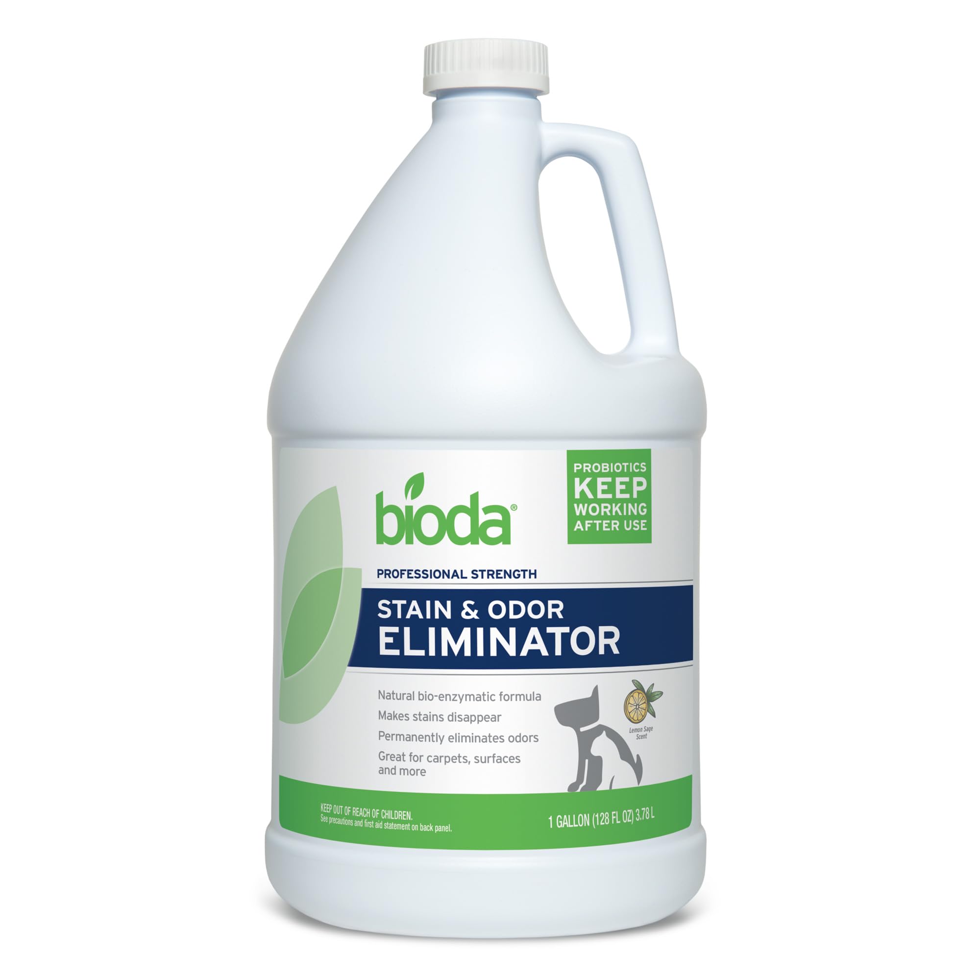 Bioda Pet Stain and Odor Eliminator | Pet Urine Enzyme Cleaner | Stain Remover | Urine Odor Eliminator | Carpet & Couch Cleaner | Made in USA | 1