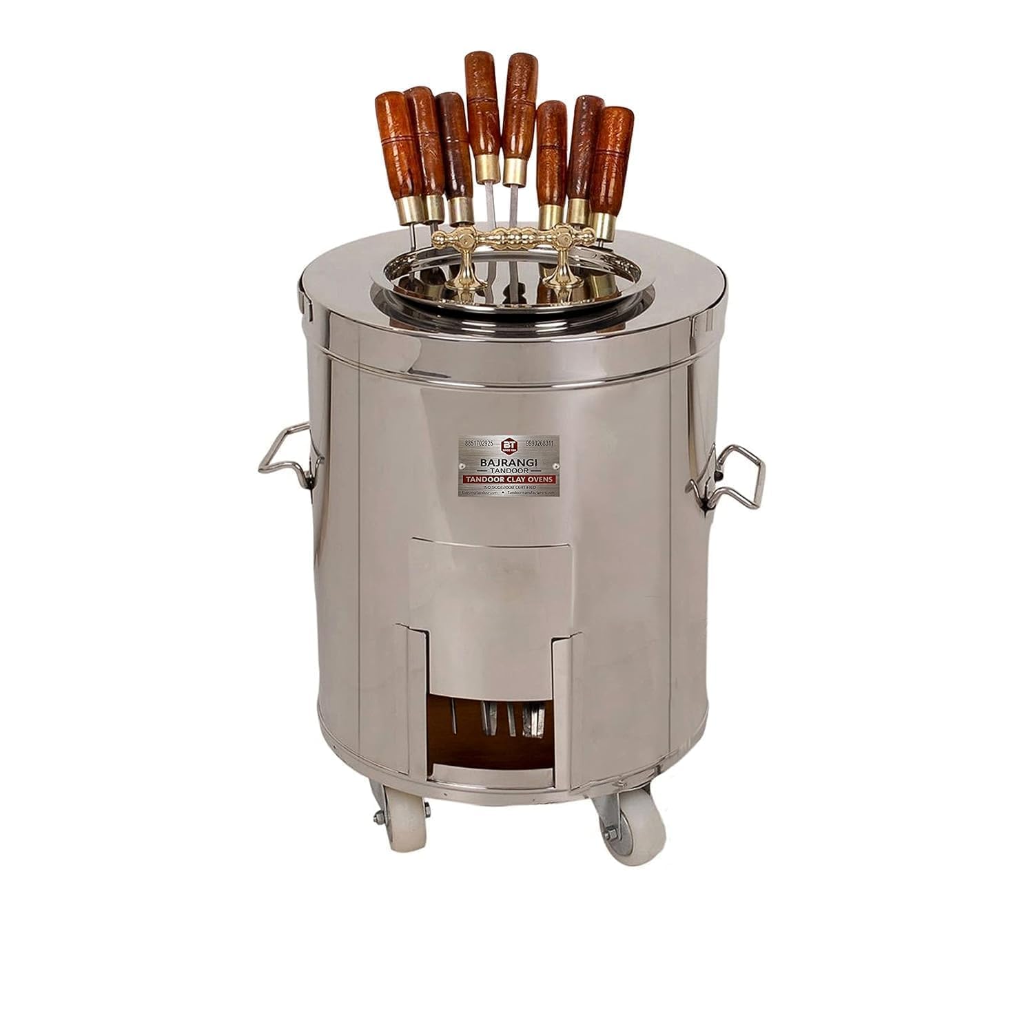 Bajrangi Tandoors Pvt. Ltd. | stainless Steel Home Tandoor | Domestic Charcoal Tandoor | Catering Dimensions (L x H) (.SS3)-image-34