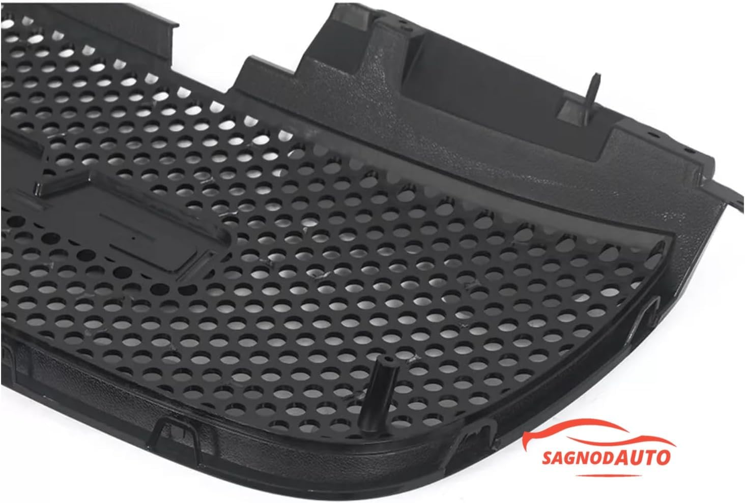 Front Grille 2007-2014 compatible wiith GMC Yukon/XL/Denali Gloss Black Mesh