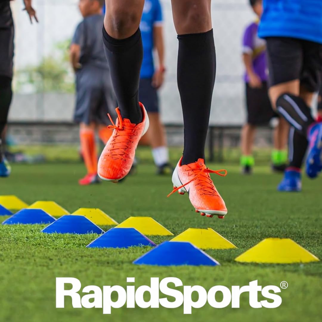 Fitness Health - Set di allenamento per atleti di velocità e agilità, scivolo di velocità, ostacoli, scala di agilità e coni sportivi, picchetti in metallo e borsa per il trasporto